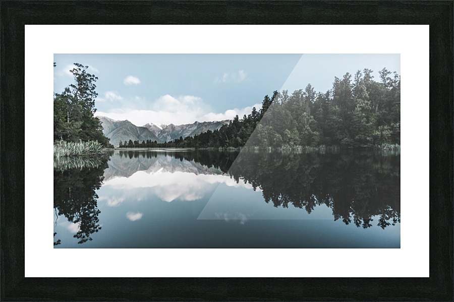 Mirror island before Picture Frame print