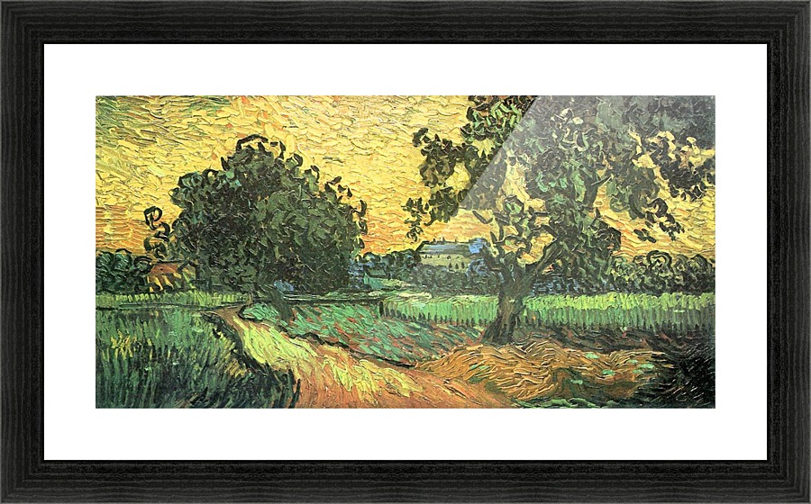 landscape with castle auvers