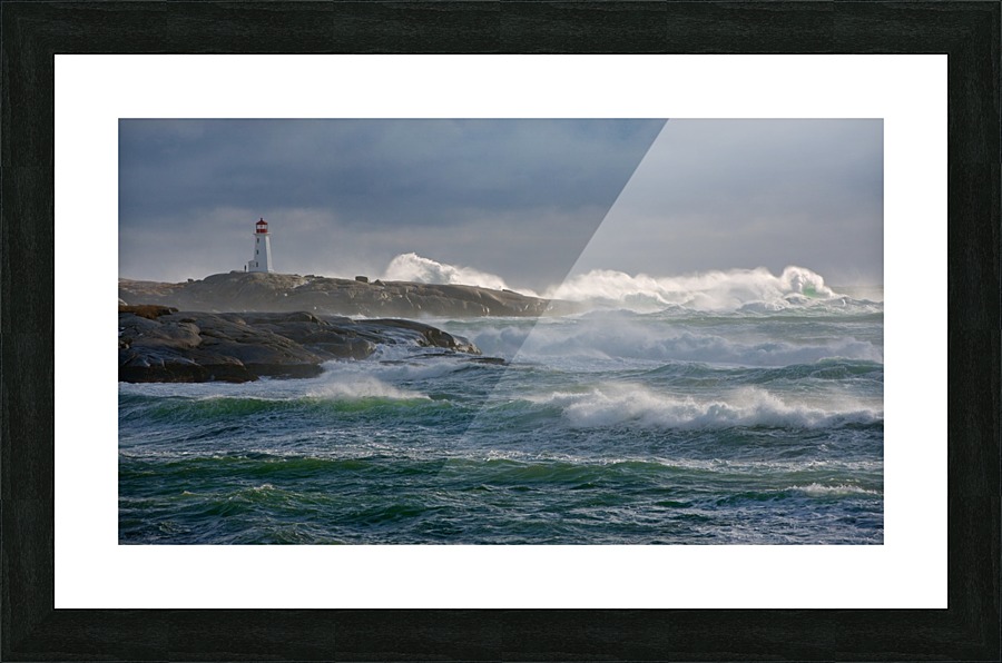 In the Protection of a Lighthouse Picture Frame print