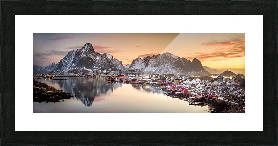 Reine Morning Light Picture Frame print
