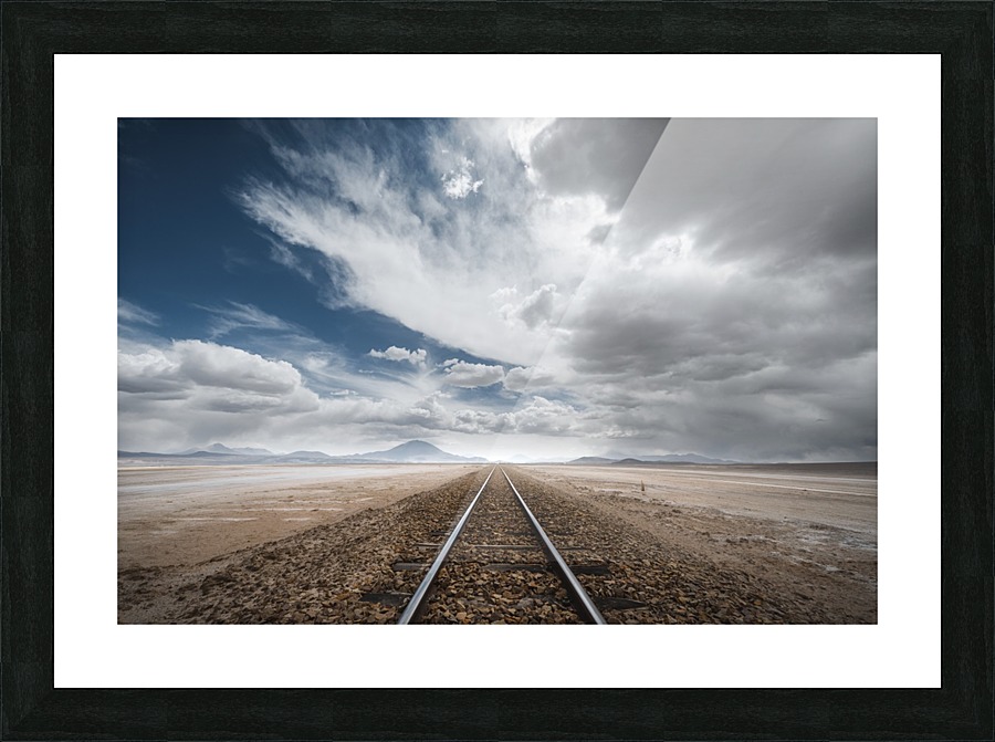 the long road Picture Frame print