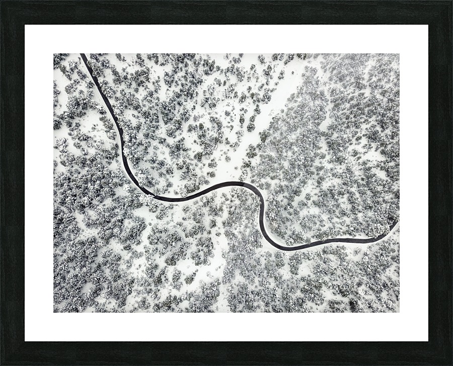 From above IX Picture Frame print