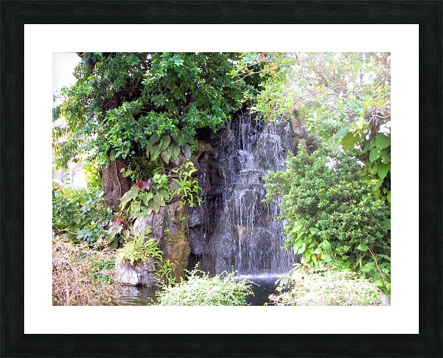 Waterfall12 Picture Frame print