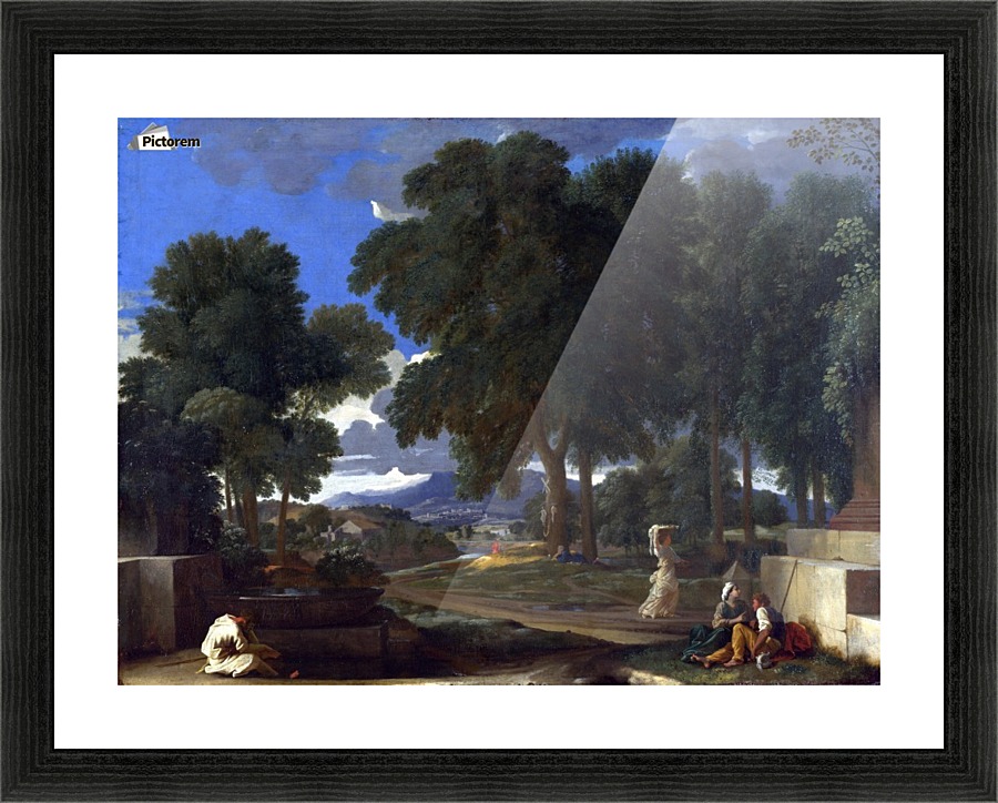 landscape with a man