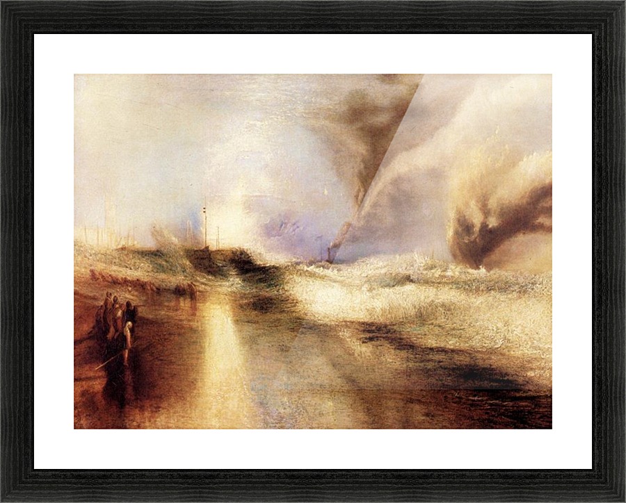 Rockets and blue lights by Joseph Mallord Turner Picture