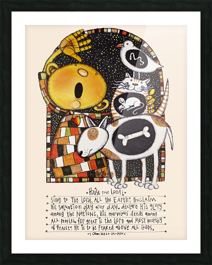 Praise Creatures 122 Picture Frame print