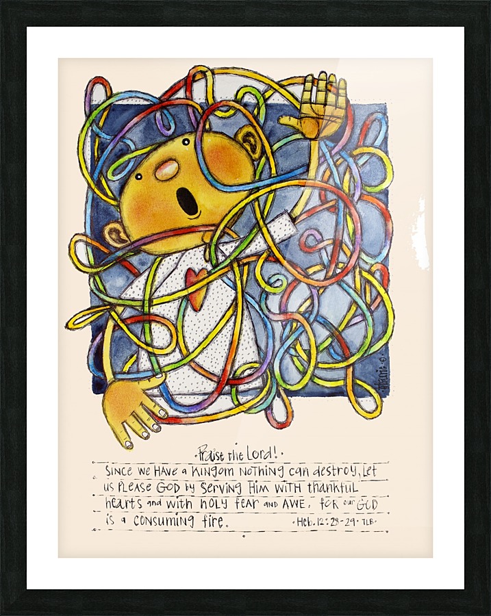 Praise Creatures 136 Picture Frame print