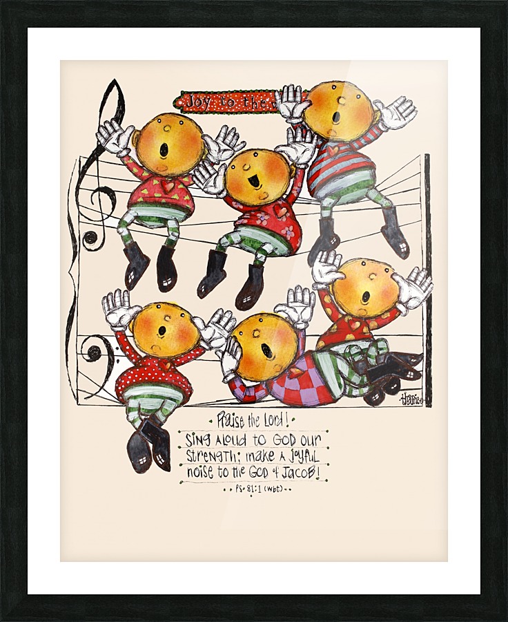 Praise Creatures 118 Picture Frame print