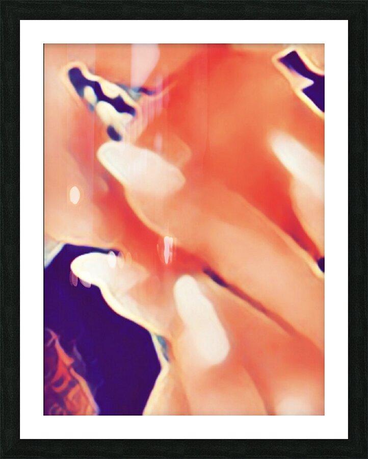  Desires in Peach Picture Frame print