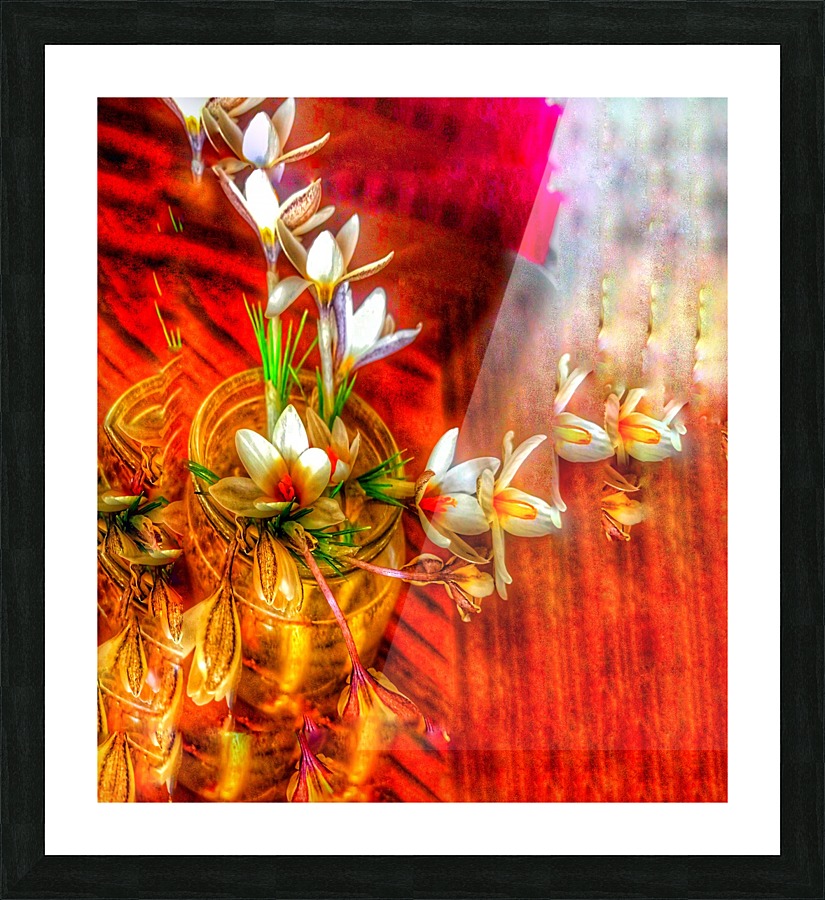 There is a magic in Snowdrop Picture Frame print