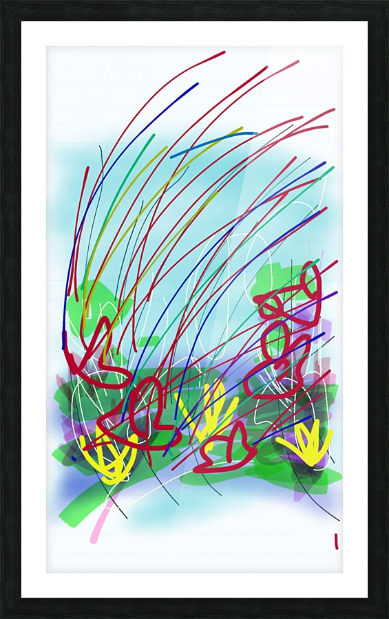 My feelings Picture Frame print