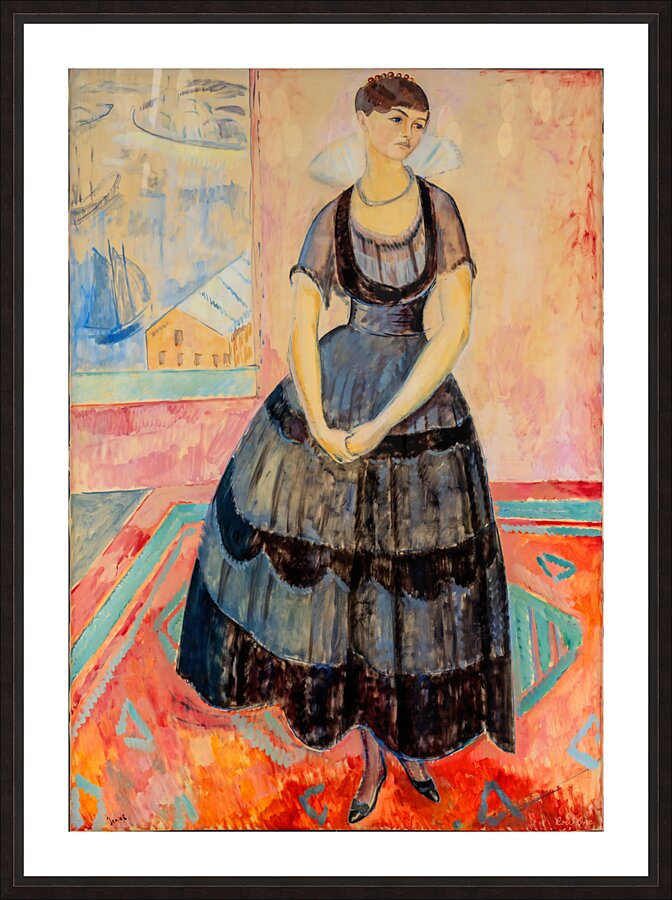 Miss SC ca 1915 Picture Frame print