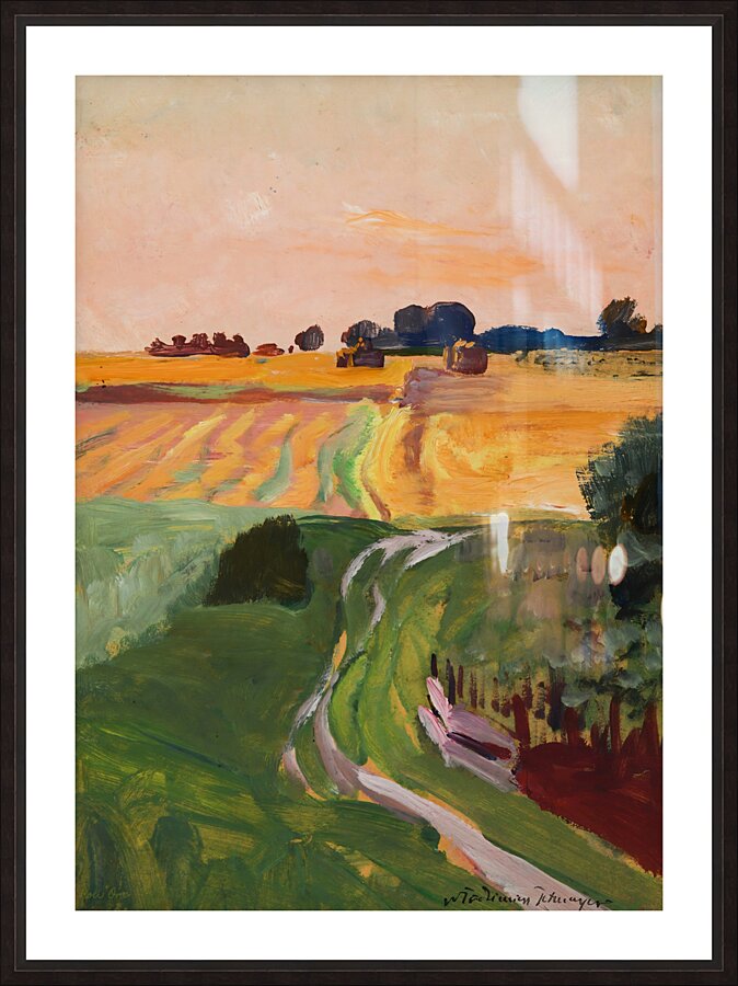 Fields and Cereals Studies 1901 Picture Frame print