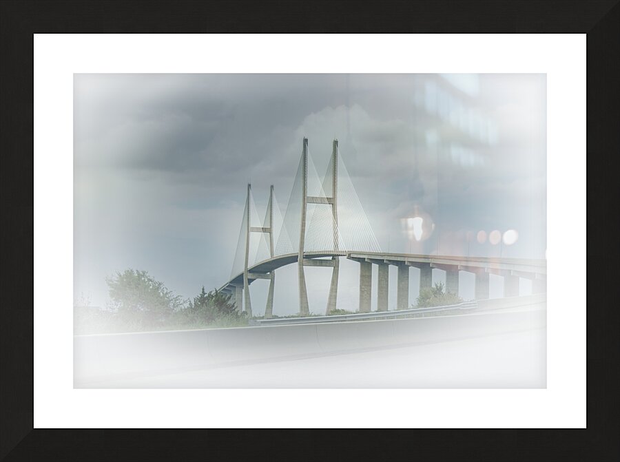 Savannah Area Bridge Picture Frame print