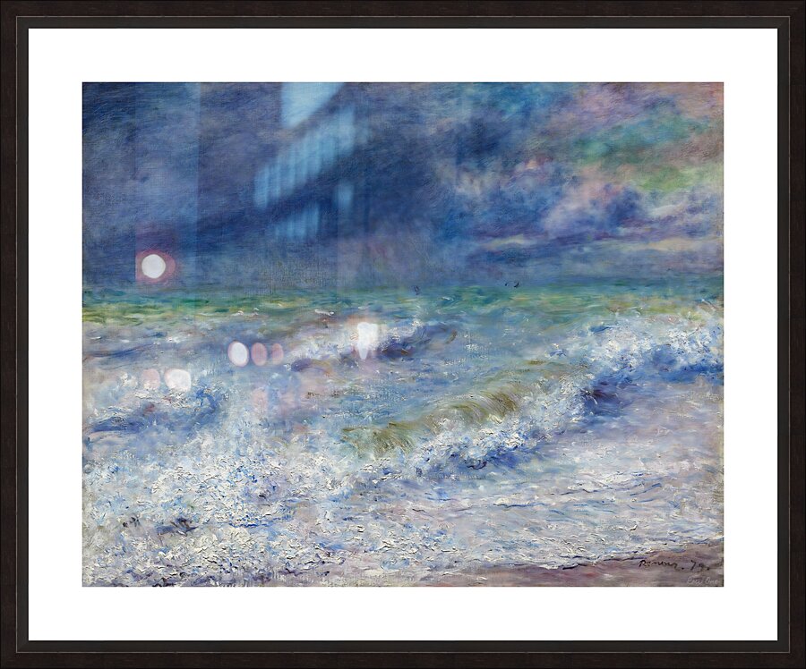 Seascape 1879 Picture Frame print