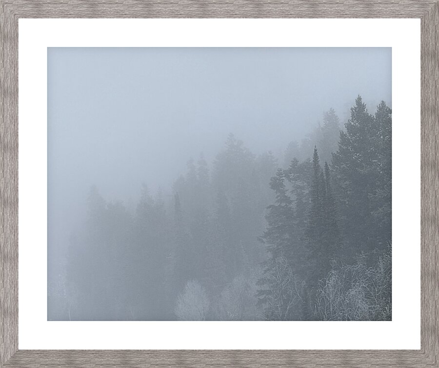Mountain Mist Picture Frame print