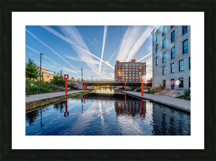 Gene Leahy Mall Lake Morning Picture Frame print