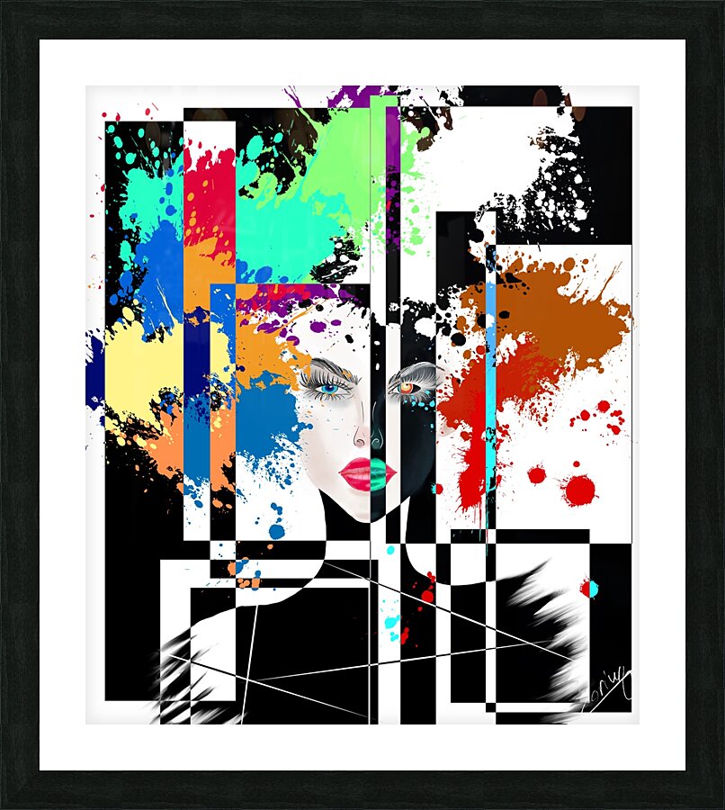 Technicolor Dreams - Pop Art Print Picture Frame Printing