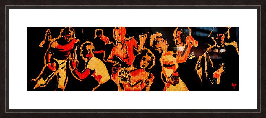 1940s college art  Picture Frame print