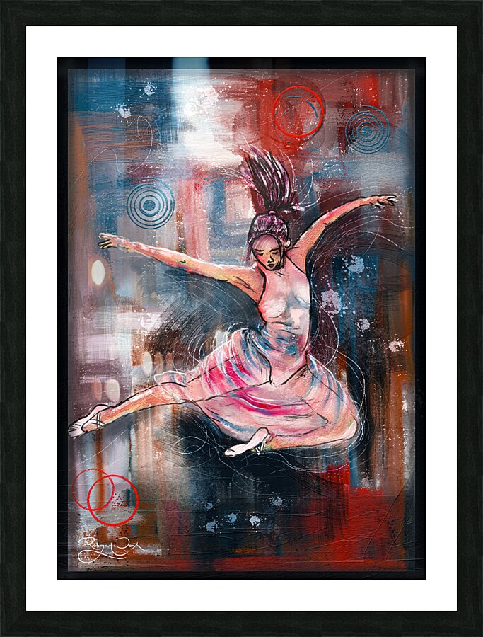 To Be Free To Dance Picture Frame print