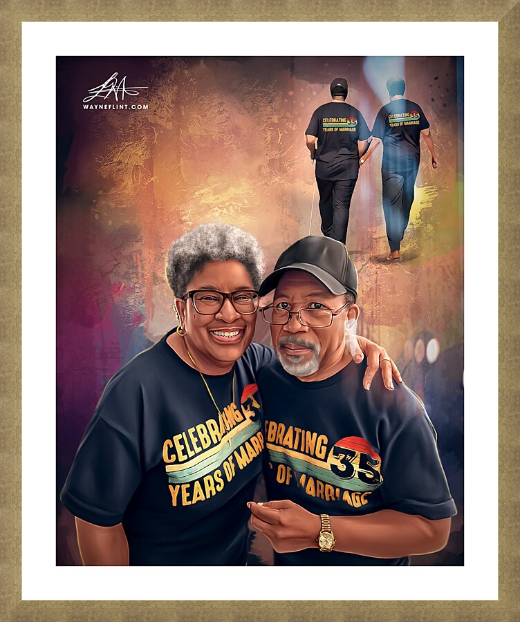 D Milton Project Picture Frame print