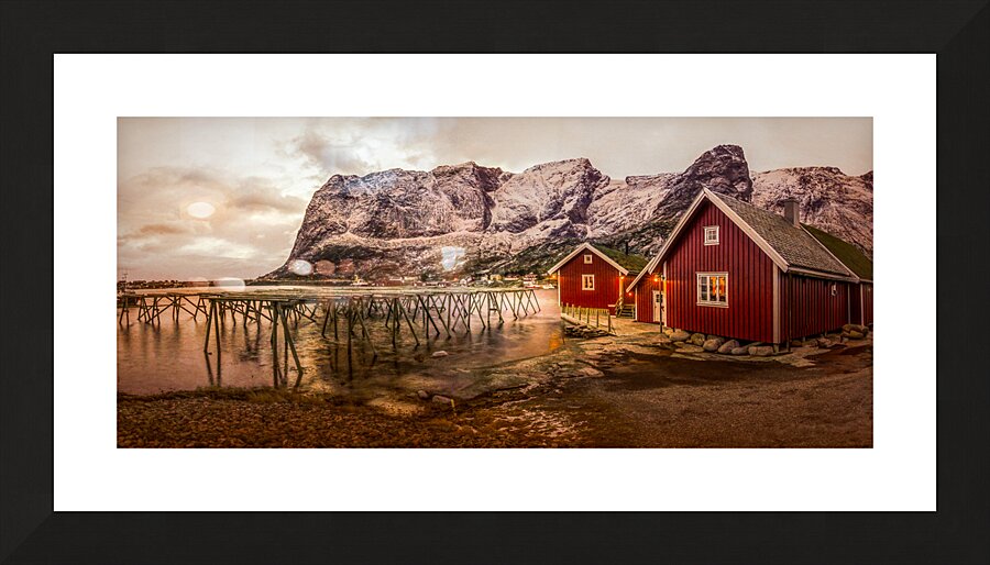 Reine Winter High Water Picture Frame print