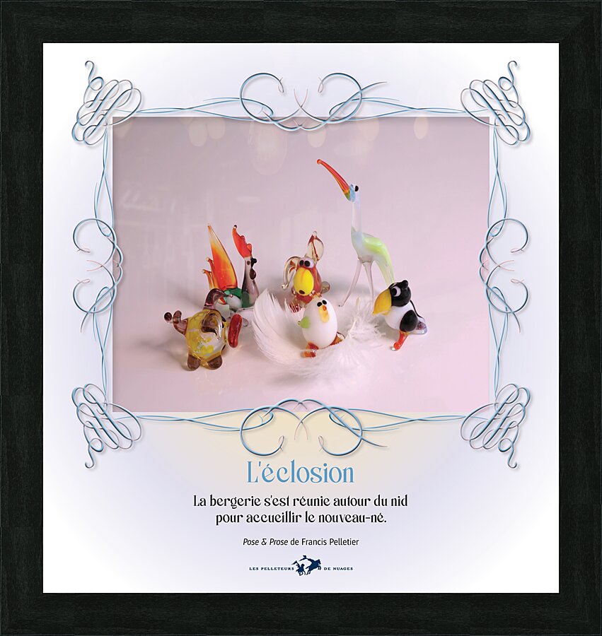 L ECLOSION Picture Frame print
