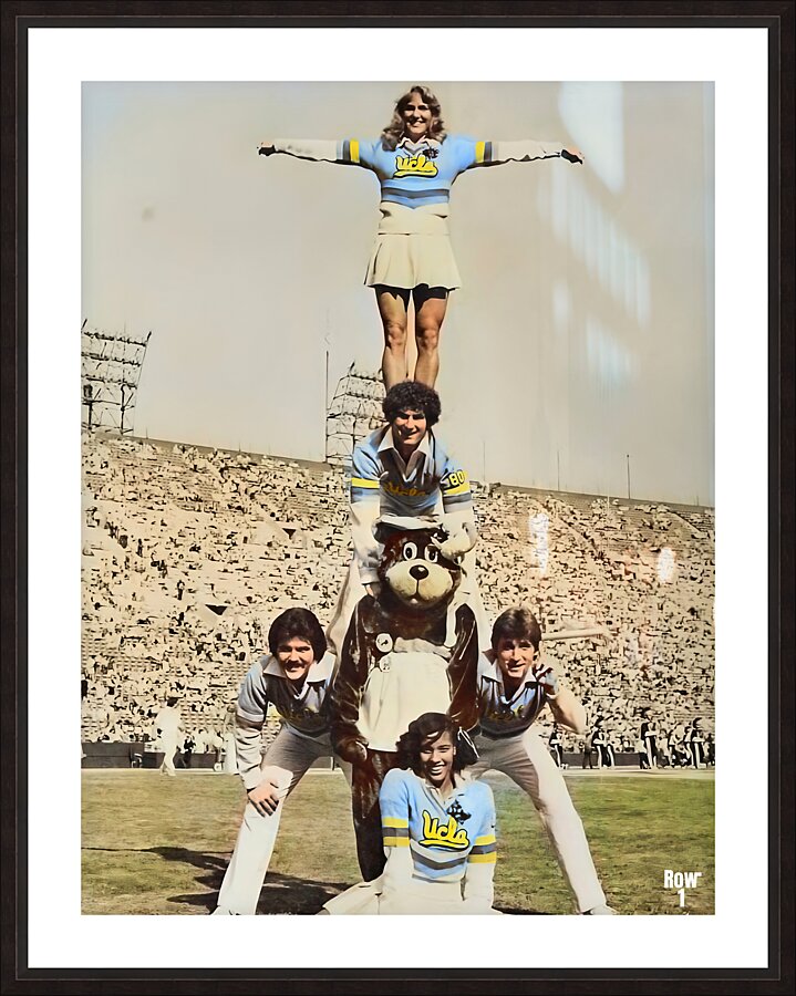 1980 ucla cheerleaders football gameday Picture Frame print