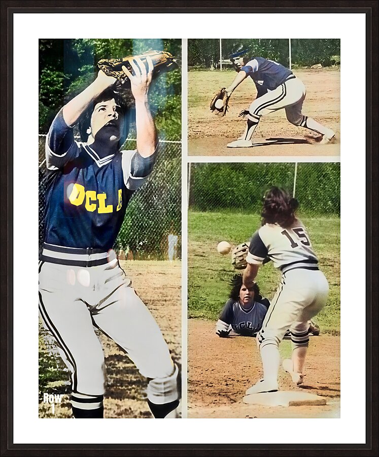 1980 ucla softball  Picture Frame print