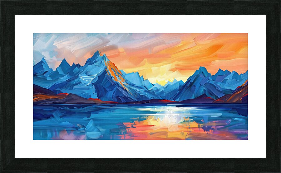 Lakeside Picture Frame print