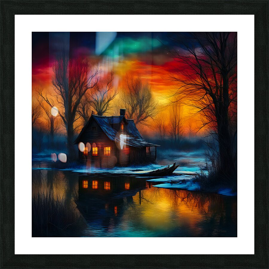 WINTER REFLECTIONS Picture Frame print