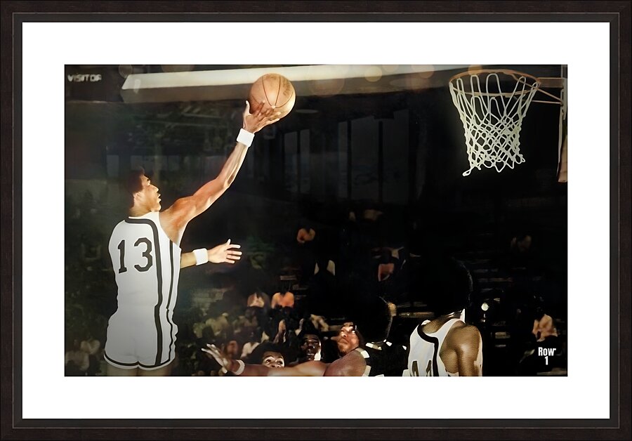 1976 southern miss basketball art Picture Frame print