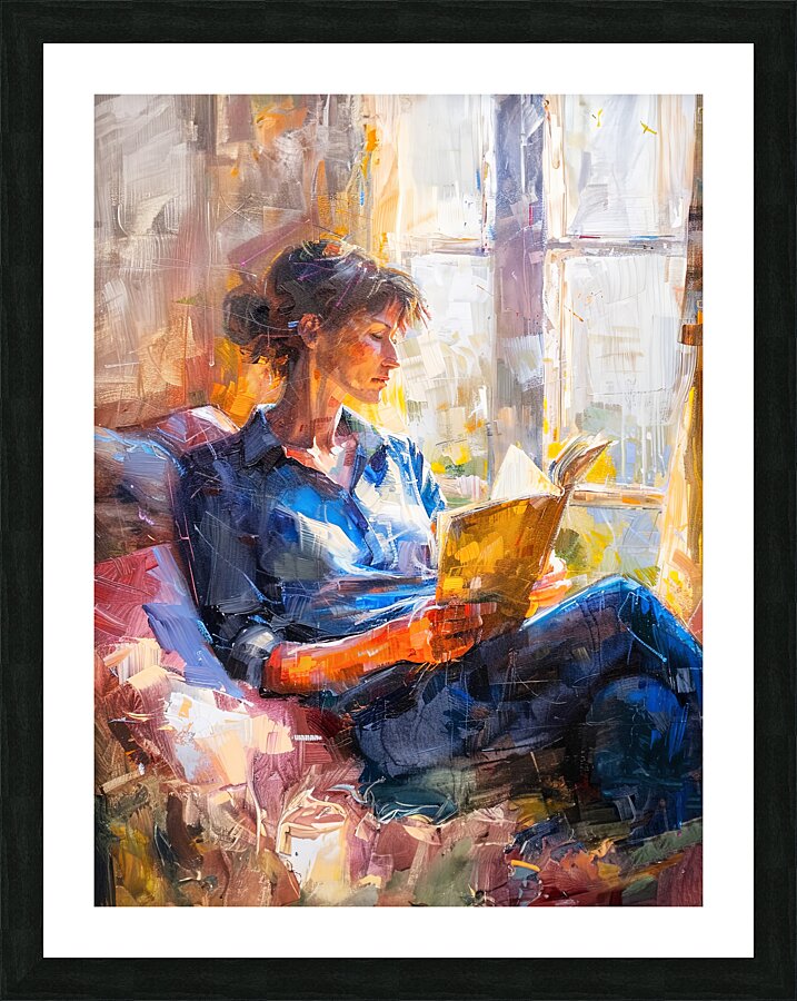 Illustrated Serenity - GIA2401-0219-OIL Picture Frame print