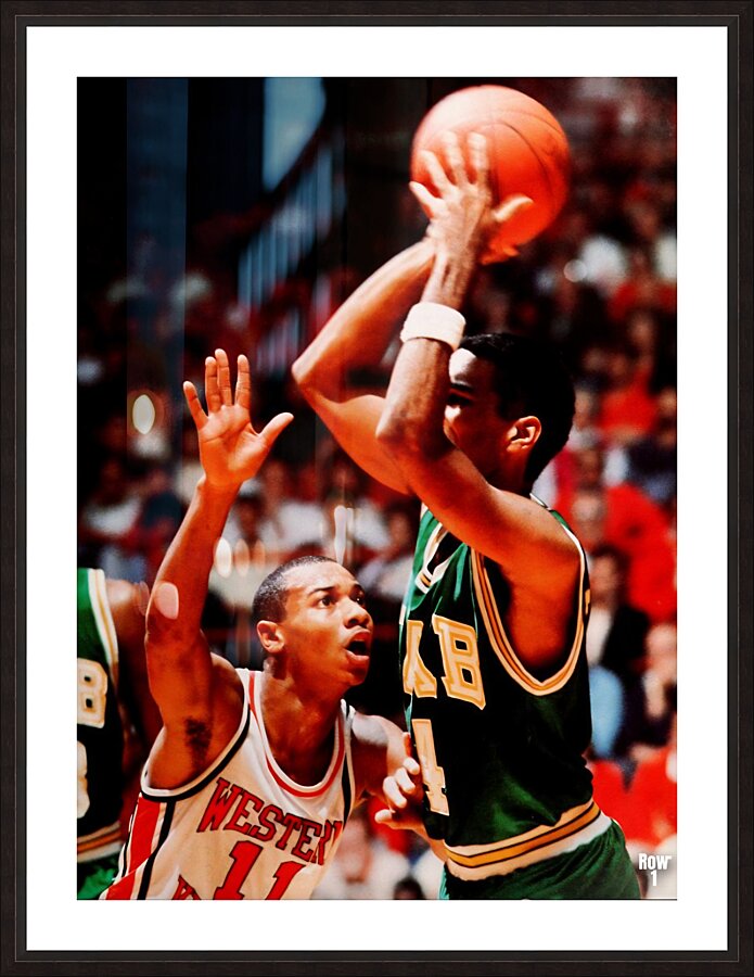 1987 Western Kentucky Basketball Art Picture Frame print
