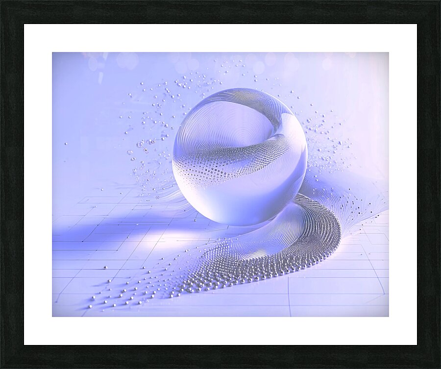 The Path Around  Picture Frame print