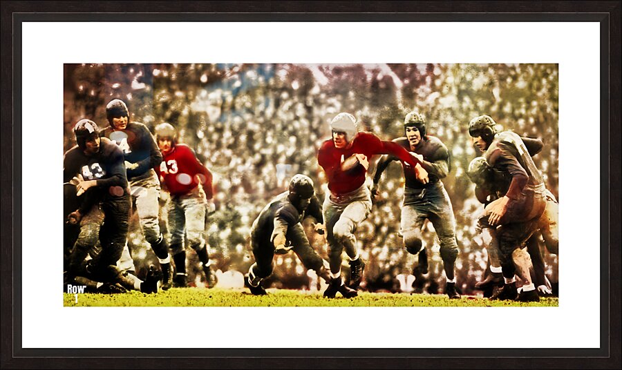 frank sinkwich heisman winner georgia bulldogs Picture Frame print