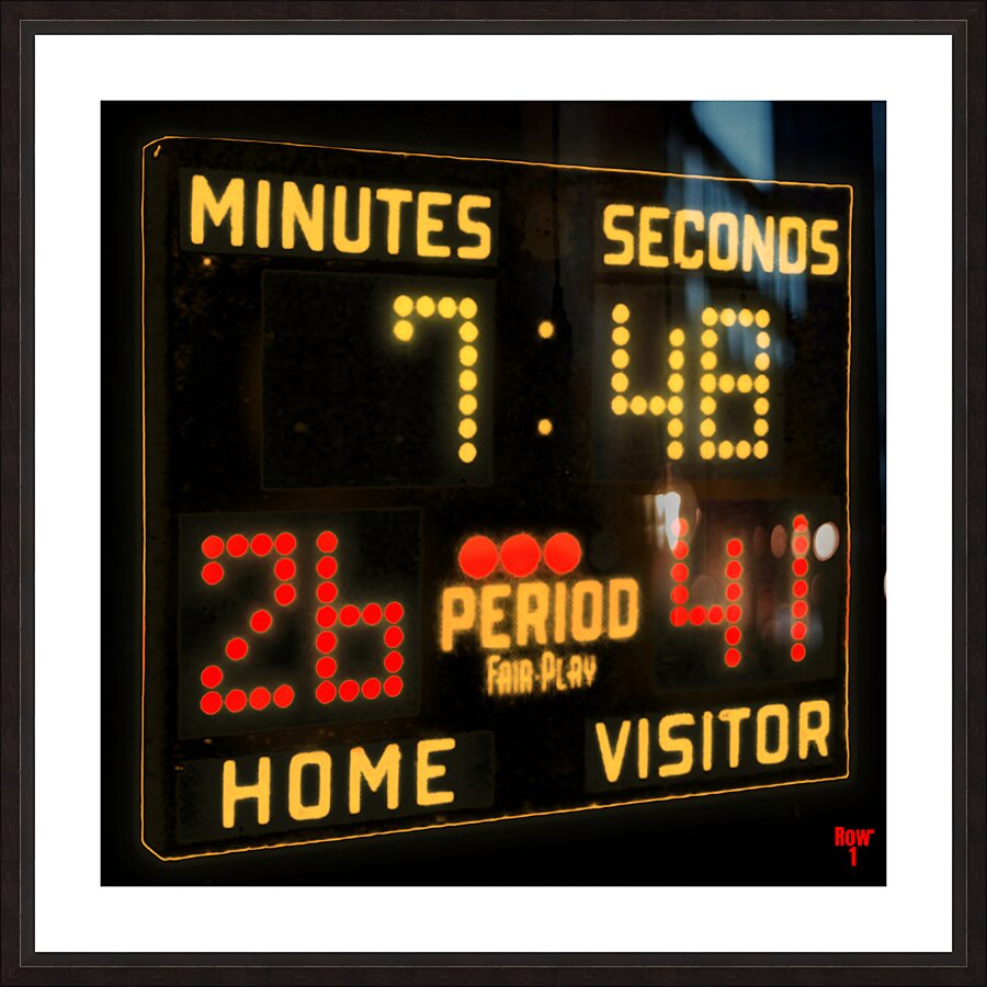 fair play scoreboard art row1 Picture Frame print