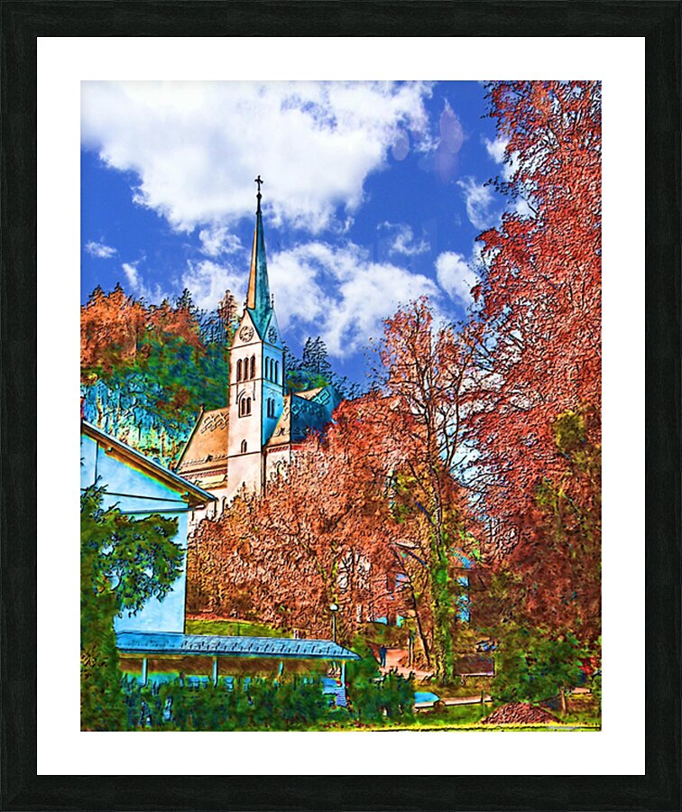 ArtXcl 180 church center digitized Picture Frame Printing