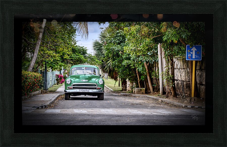 Taking a Break in Varardero Picture Frame print