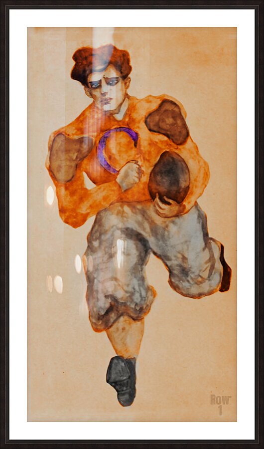 early 1900s clemson football art remix Picture Frame print