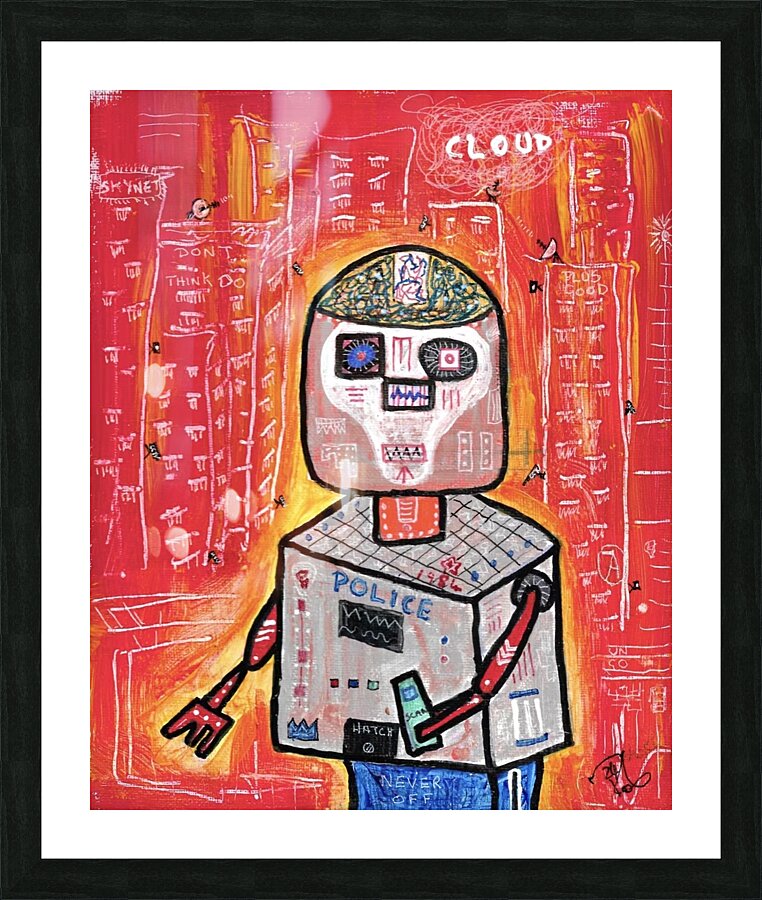 Scanning 2.0 Picture Frame print