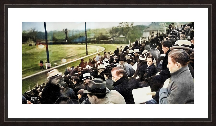 1936 Pittsburg State Football Crowd Picture Frame print