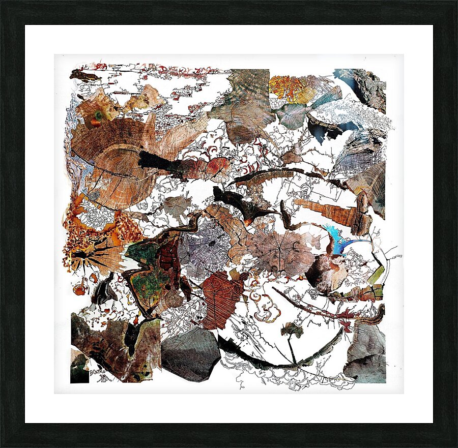 Dream Of The Wood City 06 by Benoit Moreau Picture Frame Printing