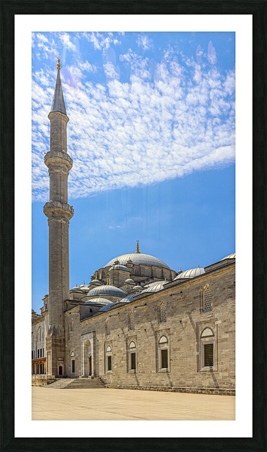 view of the blue mosque  Picture Frame print