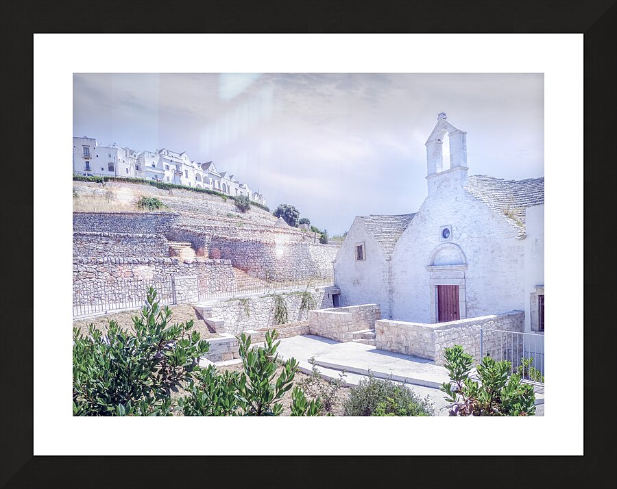 Locorotondo Church in Puglia Italy Picture Frame print