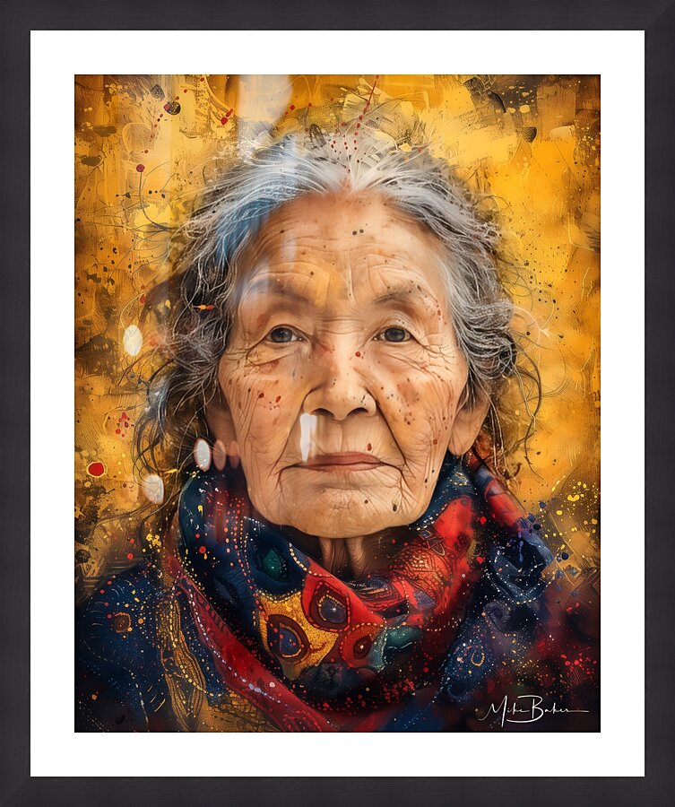 Eternal Gaze  Picture Frame print