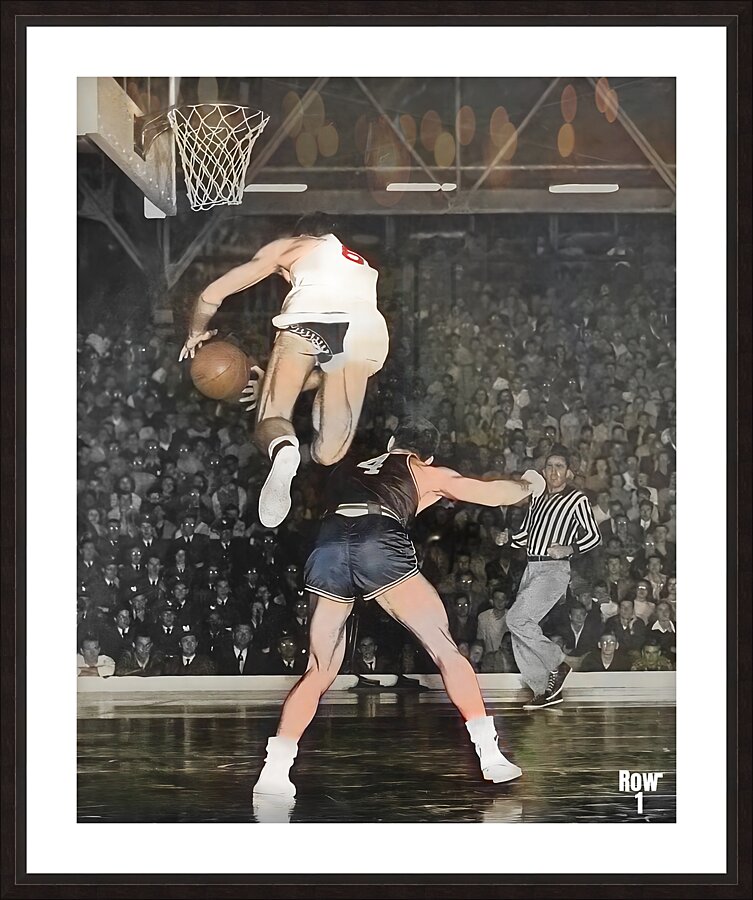 1948 indiana basketball action art Picture Frame print