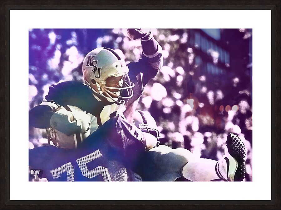 1978 Roosevelt Duncan Kansas State Football Art Picture Frame print