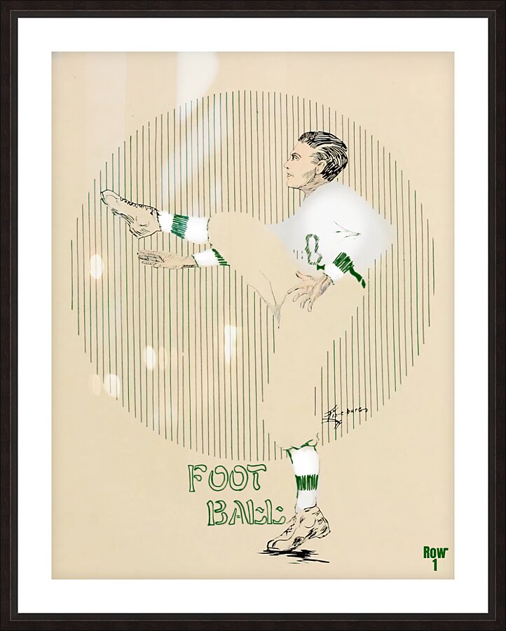 Early 1900s Ohio Bobcats Football Art Picture Frame print