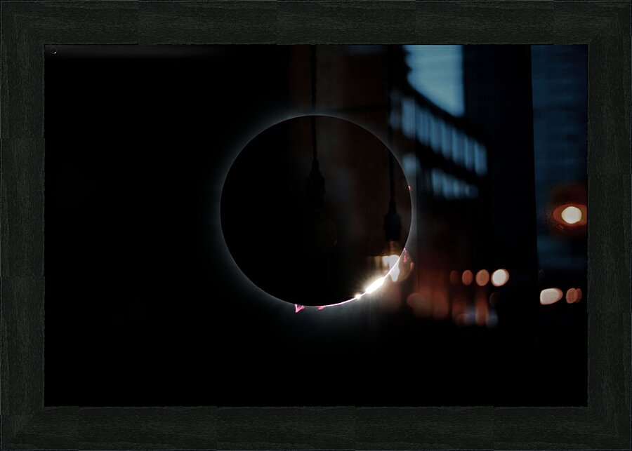 eclipse from North Hatley Picture Frame print